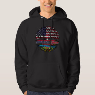 Veste À Capuche Berber Amazigh Etats-Unis Amérique Arbre des Etats