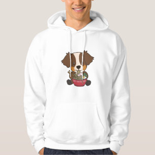 Veste À Capuche Berger australien mangeant Ramen Sweet Kawaii