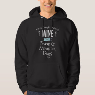 Veste À Capuche Bernese Mountain Dog Womens Je Suis Une Femme Simp