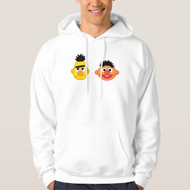 Veste À Capuche Bert & Ernie Emojis (Devant)