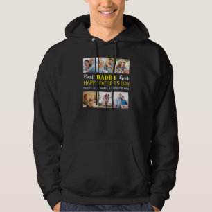 Veste À Capuche Best Daddy Ever : Fête des pères personnalisée Col