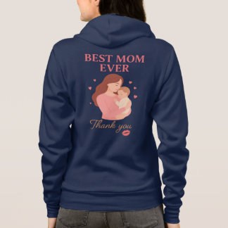 Veste À Capuche Best Mom Ever Hoodie Gift for Mom from Kids