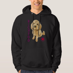 Veste À Capuche Bichpoo Chien Chien Chien Chien Poodle Croix Noodl