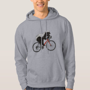 Veste À Capuche Bicyclette amusante blaireau de miel