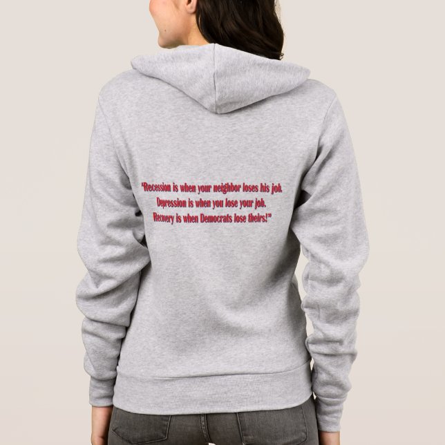 Veste À Capuche Biden-Récession (Dos)