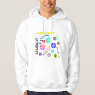 Veste À Capuche Biélorussie Colorful Folk Motif В ы ш и в к а н Sw