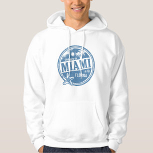 Veste À Capuche Bienvenue à Miami Florida - Voyage Vintage Retro
