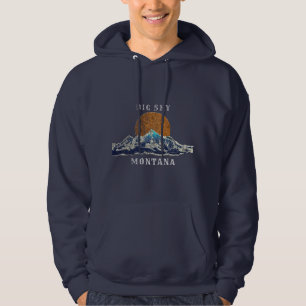 Veste À Capuche Big Sky Montana Mountain Scène