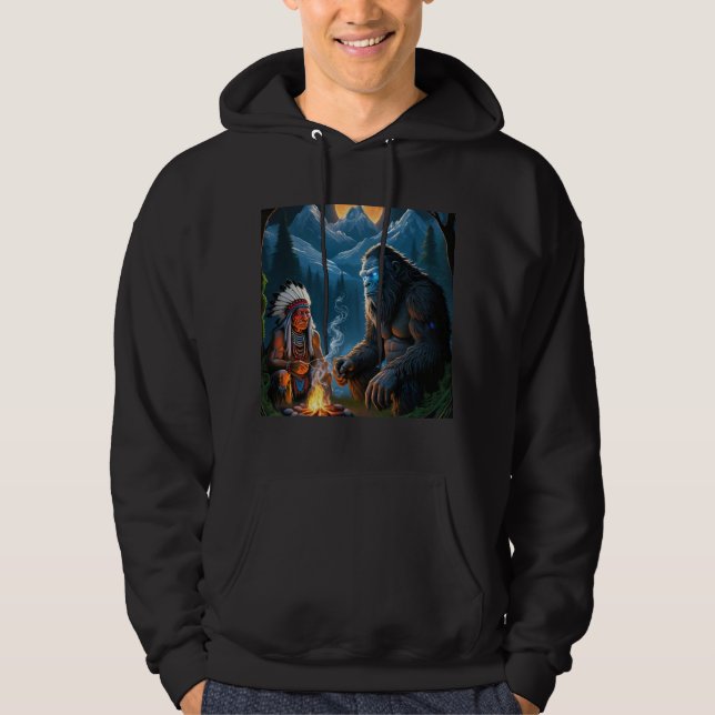 Veste À Capuche Bigfoot et le rassemblement de la forêt principale (Devant)