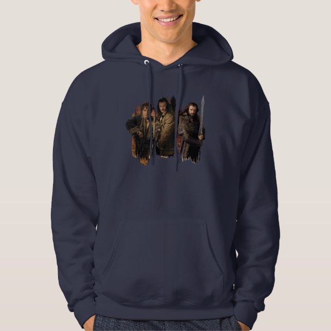 Veste À Capuche BILBO BAGGINS™, Bard, et Thorin Graphic (Devant)