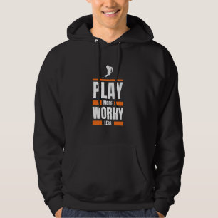 Veste À Capuche billard jouer plus d'inquiétude moins drôle tee