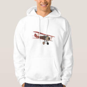 Veste À Capuche Biplane rouge de la Première Guerre mondiale