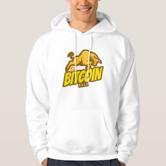 Veste À Capuche Bitcoin Bull run - Btc Crypto (Devant)