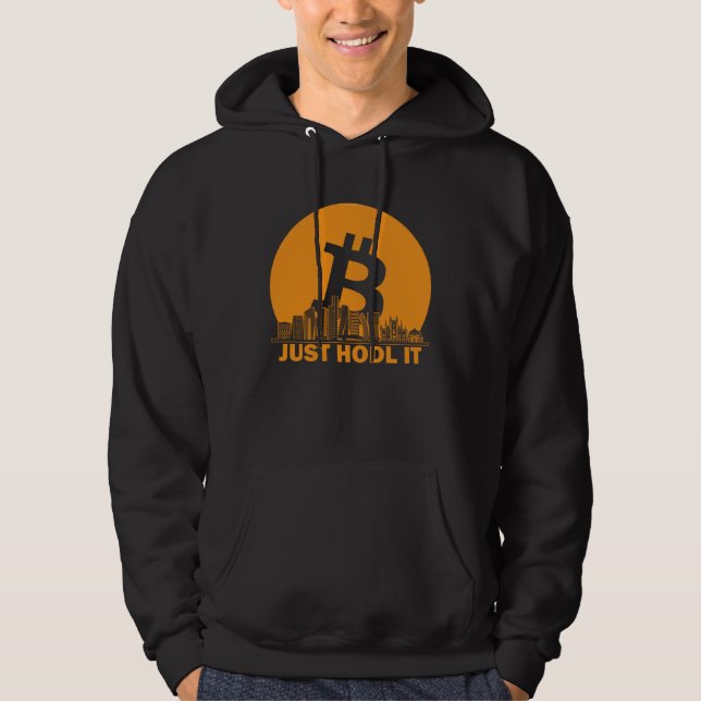 Veste À Capuche Bitcoin Milan Skyline  Milan Bitcoin Maximalist (Devant)
