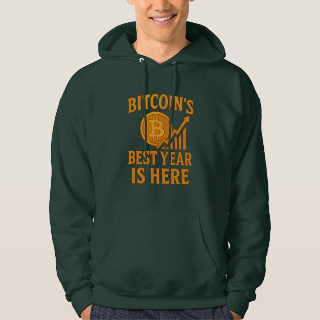 Veste À Capuche Bitcoin’s Best Year Hoodie (Devant)