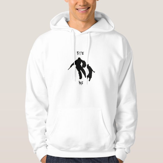 Veste À Capuche bitework, MORSURE, JE (Devant)