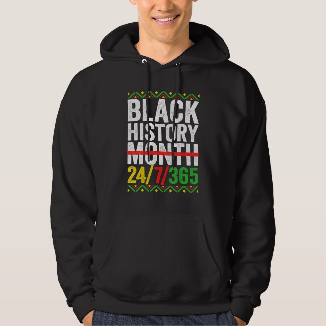 Veste À Capuche Black History Month 247365 African American Melani (Devant)