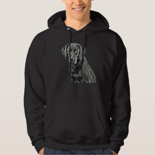 Veste À Capuche Black Lab Graphic Novel Filter Black Labrador Retr