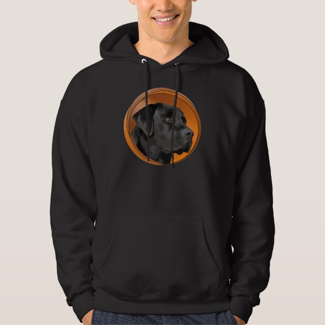 Veste À Capuche Black Labrador Retrievers ! Particulièrement Pour  (Devant)
