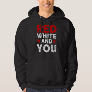 Veste À Capuche Blanc Rouge Et Toi Le 4 Juillet