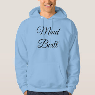 Veste à capuche bleu bébé pour homme Mind Built Li