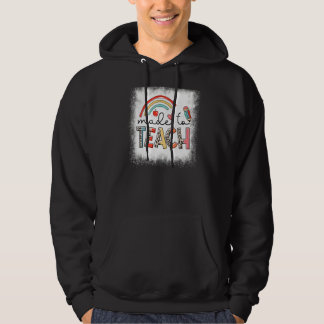 Veste À Capuche Bleu Fabriqué Pour Enseigner La Vie À L'Enseignant