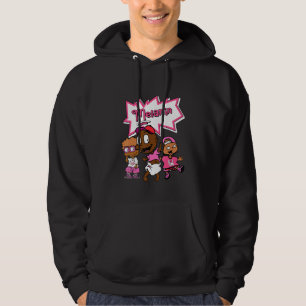 Veste À Capuche Blm Black Melanin Enfants Basket Match 14 Shocking