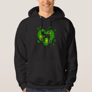 Veste À Capuche Bloodhound Irlandais Shamrock St Patrick Day Chien