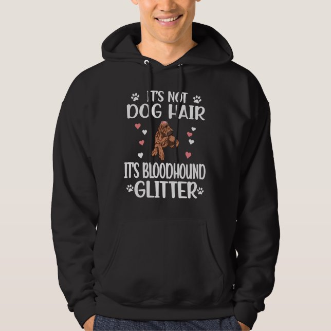 Veste À Capuche Bloodhound Lover Chien Maman Papa Propriétaire Blo (Devant)