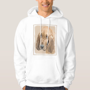Veste À Capuche Bloodhound Peinture - Joli chien d'origine art