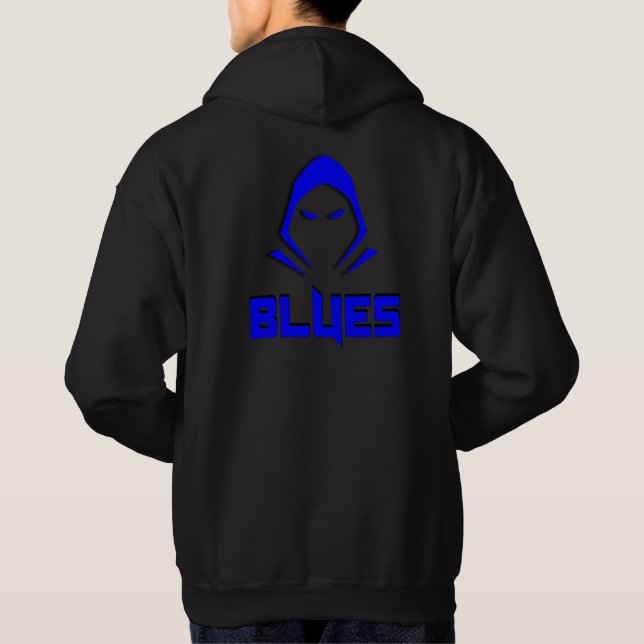 VESTE À CAPUCHE BLUES (Dos)