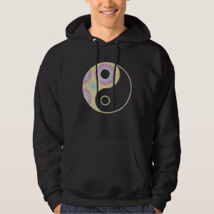 Veste À Capuche Boho Tie-Dye Hippie Rétro Yin Yang Zen Yoga
