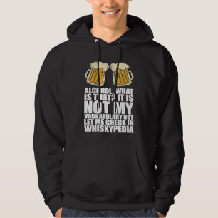 Veste À Capuche Boire l'alcool équipe de boisson