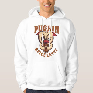 Veste À Capuche Boisson au Piment de Citrouille Pugkin Latte Café