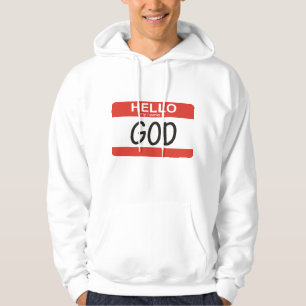 Veste À Capuche Bonjour mon nom est Dieu
