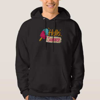 Veste À Capuche Bonjour Vacances Été Glace Crème Popsicle Ice Loll