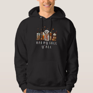 Veste À Capuche Bonne Chute Y'all Maltese Citrouille de café chien