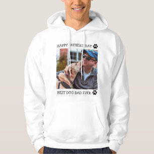 Veste À Capuche Bonne Fête des pères Meilleur Chien Papa Jamais Ph