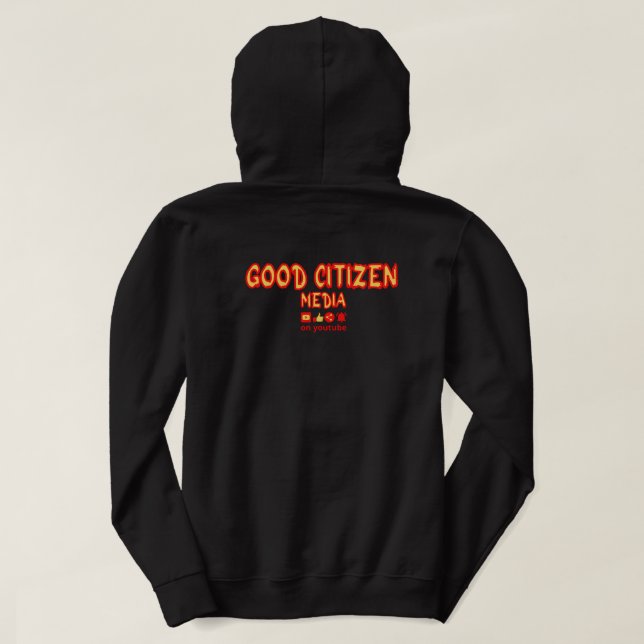 Veste À Capuche BONNE merveille des médias citoyens (Design dos)