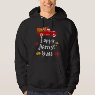Veste À Capuche Bonne récolte Y'all camion rouge automne saison ca