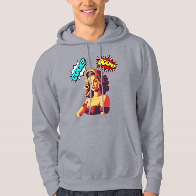 Veste À Capuche Boom devient la dynamite (Devant)