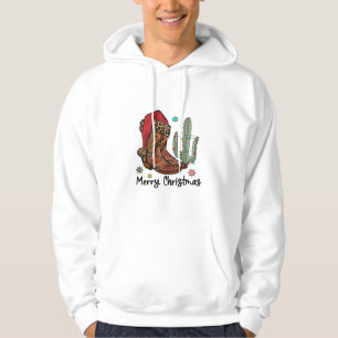 Veste À Capuche Boots de l'Ouest Père Noël Joyeux Noël Bottes Noël