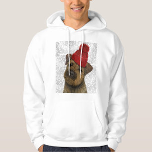 Veste À Capuche Border Terrier with Red Bobble Hat 3