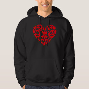 Veste À Capuche Bordure Collie Coeur Amoureux des chiens Bordure C
