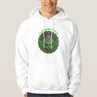 Veste À Capuche Borthwick Scottish Tartan Celtic Thistle