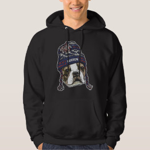 Veste À Capuche Boston Terrier Blue Sports Beanie