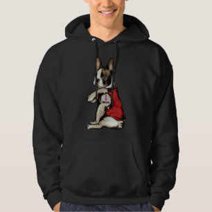 Veste À Capuche Boston Terrier I Love Maman Chien Gif