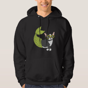 Veste À Capuche Boston Terrier Mermaid Merboston Trop Cool Pour Sc