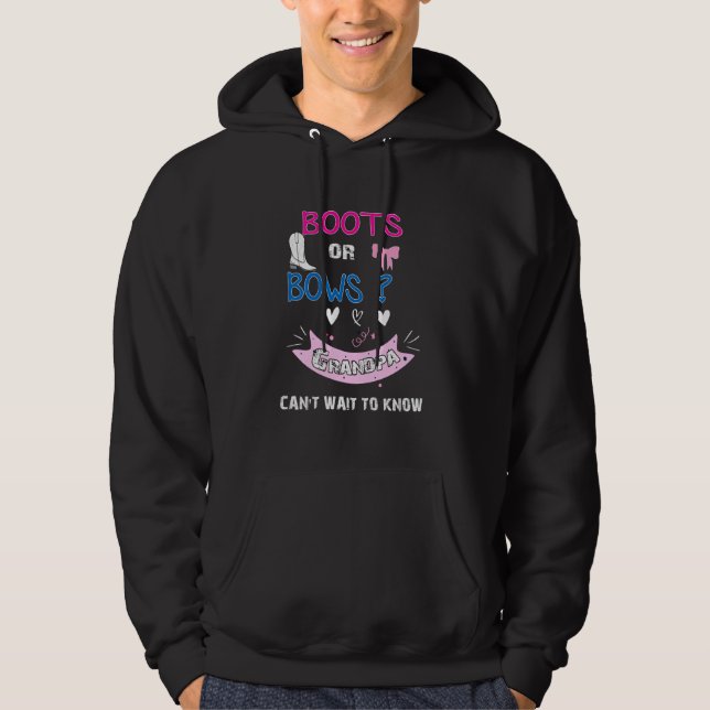 Veste À Capuche Bottes Ou Bows Grand-Père Peut Attendre De Connaît (Devant)