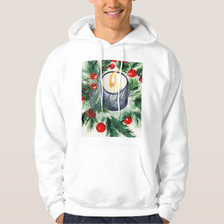 Veste À Capuche Bougie de Noël